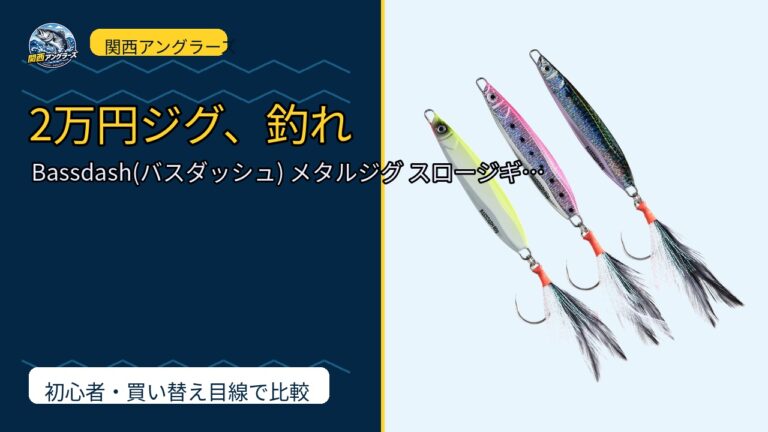 Bassdash(バスダッシュ) メタルジグ スロージギング キャスティング ジギ…は買い？Amazonレビューと関西の釣り場目線で検証のサムネイル