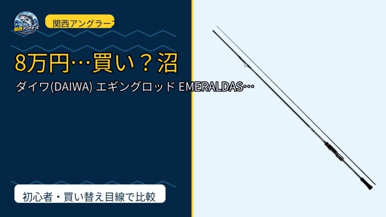 ダイワ(DAIWA) エギングロッド EMERALDAS STOIST RT(エメ…は買い？Amazonレビューと関西の釣り場目線で検証のサムネイル