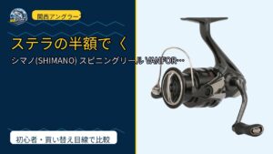 シマノ(SHIMANO) スピニングリール VANFORD A (VFC3…を動画レビュー｜関西の釣り場で使いやすいかのサムネイル