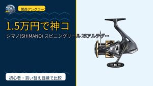 シマノ(SHIMANO) スピニングリール 25アルテグラ 各種を動画レビュー｜関西の釣り場で使いやすいかのサムネイル