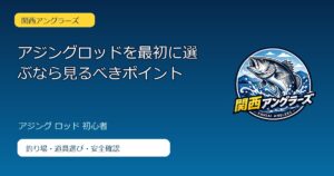 アジングロッドを最初に選ぶなら見るべきポイントのアイキャッチ