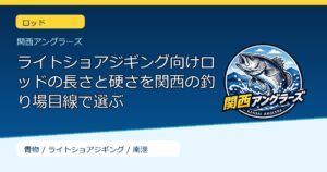 ライトショアジギング向けロッドの長さと硬さを関西の釣り場目線で選ぶのサムネイル