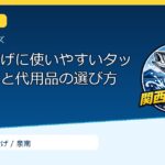 ちょい投げに使いやすいタックル一式と代用品の選び方のサムネイル