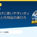 ちょい投げに使いやすいタックル一式と代用品の選び方のサムネイル