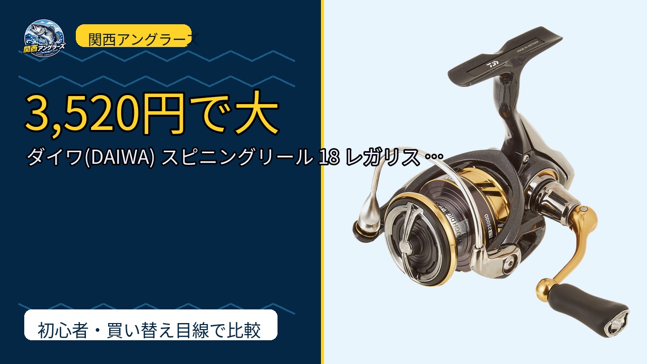 ダイワ(DAIWA) スピニングリール 18 レガリス LT (2018モデル)のレビュー記事アイキャッチ